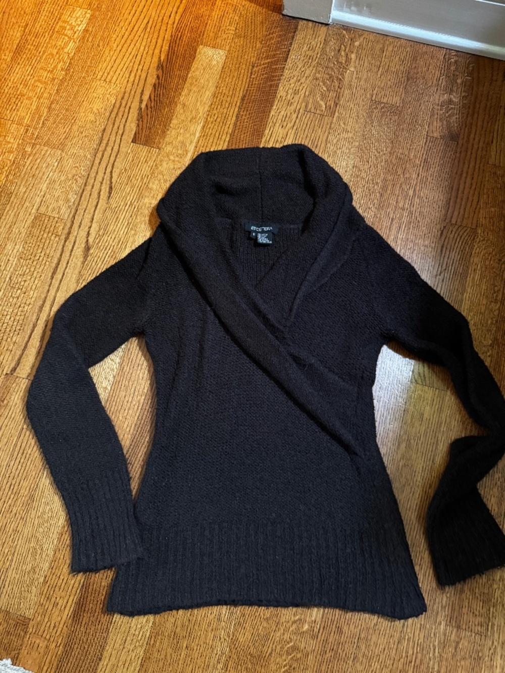 Etcetera Brown Cowl Neck Sweater